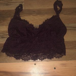 Burgundy bralette
